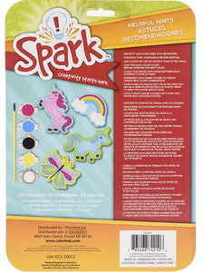 DIY Spark Unicorn Butterfly Kids Plaster Magnets Painting Kit School Craft