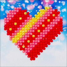 Load image into Gallery viewer, DIY Diamond Dotz Patchwork Heart Kids Beginner Starter Kit Facet Bead Craft Kit