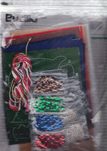 Load image into Gallery viewer, DIY Bucilla Santa Bear Chimney Christmas Eve Felt Applique Stocking Kit 82522