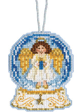 Load image into Gallery viewer, DIY Mill Hill Angel Globe Christmas Holiday Glass Bead Cross Stitch Ornament Kit