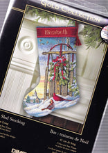 Load image into Gallery viewer, DIY Dimensions Christmas Sled Snow  Counted Cross Stitch Stocking Kit 8819