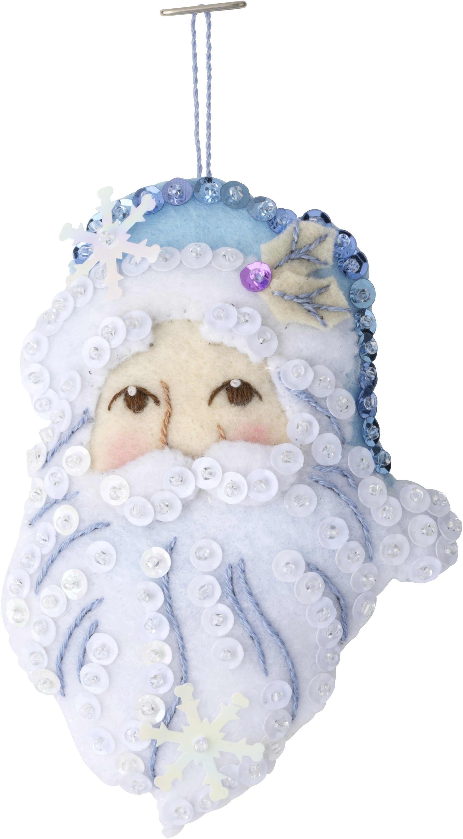 DIY Bucilla Winter Wonderland Christmas Holiday Felt Ornament Kit 89520E