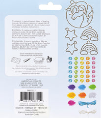 DIY Makit & Bakit Unicorn Rainbow Stained Glass Bracelet Suncatcher Kit Kids