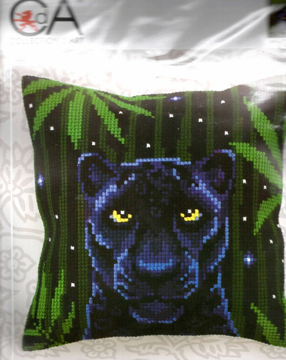 DIY Collection D'Art Night Jungle II Cross Stitch Needlepoint 16