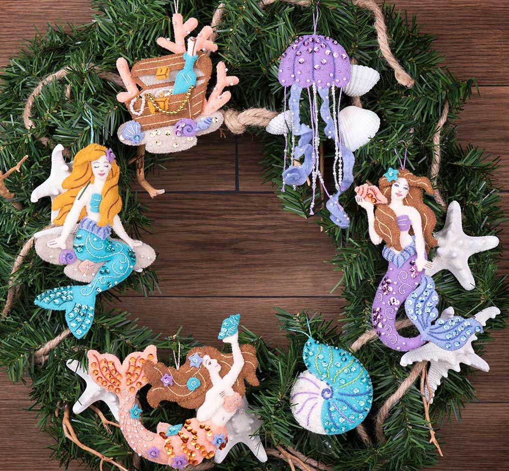Under the Sea Bucilla Ornament Set (6 pieces)