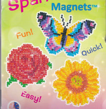 Load image into Gallery viewer, DIY Diamond Dotz Classic Flower Butterfly Magnet Facet Kids Bead Craft Kit 50002