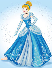 Load image into Gallery viewer, DIY Diamond Dotz Disney Cinderella Princess Facet Art Large Picture Craft Kit