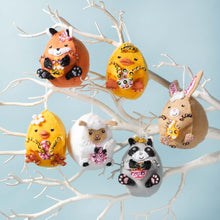 Load image into Gallery viewer, DIY Bucilla Easter Egg Friends Spring Chick Bunny Lamb Tree Ornament Kit 89469E