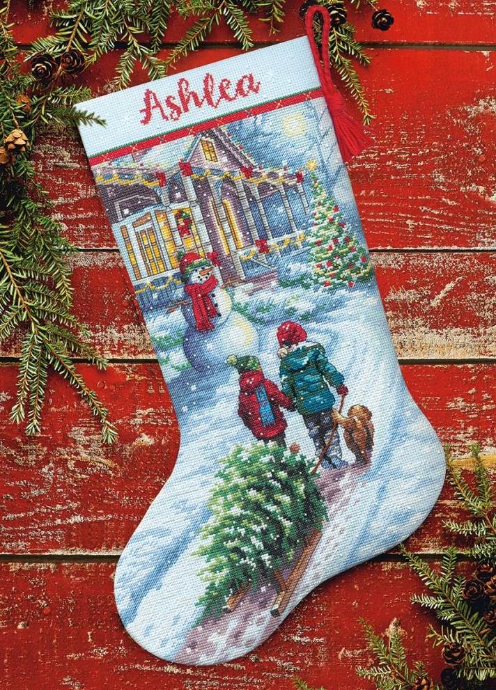 Christmas Stockings Cross Stitch Kits 