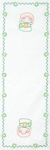 Load image into Gallery viewer, DIY Jack Dempsey St Patricks Day Stamped Cross Stitch Table Runner Scarf Kit