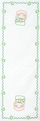 DIY Jack Dempsey St Patricks Day Stamped Cross Stitch Table Runner Scarf Kit