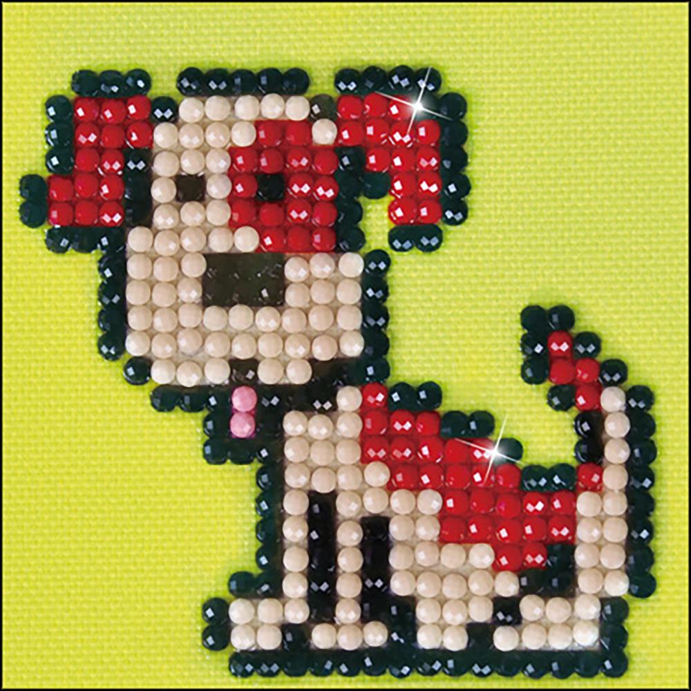 DIY Diamond Dotz Fido Puppy Dog Kids Beginner Facet Art Craft Kit with Frame