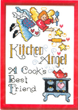 Load image into Gallery viewer, DIY Needle Magic Kitchen Angel Counted Cross Stitch Kit