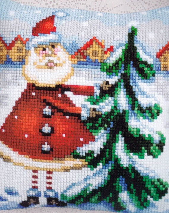 DIY Collection D'Art Santa from Lapland Chunky Needlepoint 16