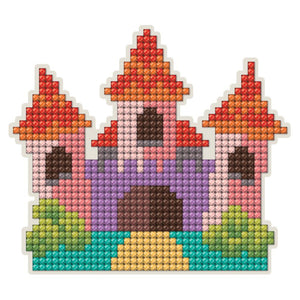 DIY Collection D'Art Castle Fairytale Kids Beginner Diamond Facet Art Magnet Kit