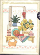 Load image into Gallery viewer, DIY Dimensions Southwest Shelf Pottery Cactus Counted Cross Stitch Kit 6599