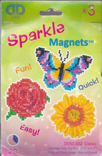 Load image into Gallery viewer, DIY Diamond Dotz Classic Flower Butterfly Magnet Facet Kids Bead Craft Kit 50002