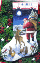 Load image into Gallery viewer, DIY Dimensions Santas Arrival Christmas Counted Cross Stitch Stocking Kit 8683