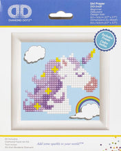 Load image into Gallery viewer, DIY Diamond Dotz Uni Prayer Unicorn Kids Beginner Facet Art Craft Kit Frame