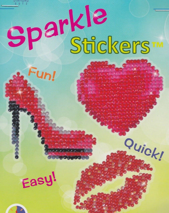 DIY Posh Sparkle Stickers Facet Art Bead Craft Kit