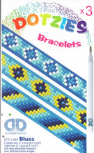 Load image into Gallery viewer, DIY Diamond Dotz Blues Designs Kids Bracelet Facet Art Bead Craft Kit 11007