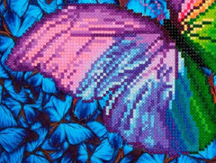 DIY Diamond Dotz Flutter By Pink Butterfly Facet Art Bead Picture Kit