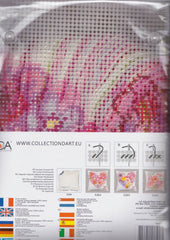 DIY Collection D'Art For You Heart Flowers Needlepoint 16