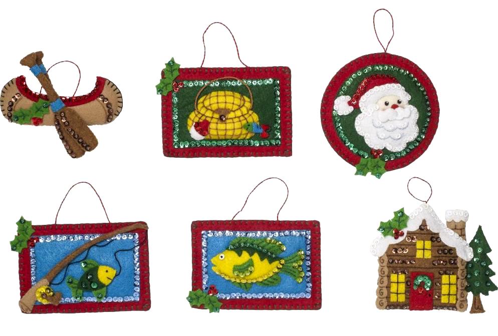 Dimensions Christmas Pals Ornaments Counted Cross Stitch Kit
