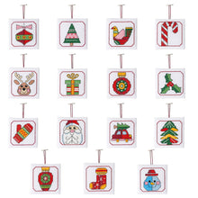 Load image into Gallery viewer, DIY Bucilla Christmas Whimsy Counted Cross Stitch Ornament Kit 89512E