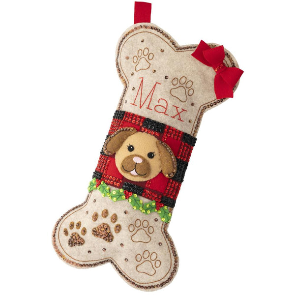 RARE NEW Bucilla Santa and Scottie outlet Dog Christmas Stocking Kit