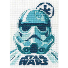 DIY Disney Star Wars Storm Trooper 5 x 7 Counted Cross Stitch Kit 65193