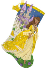 Load image into Gallery viewer, DIY Bucilla Glass Slipper Cinderella Princess Stairs Felt Stocking Kit 89255E