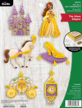 Load image into Gallery viewer, DIY Bucilla The Glass Slipper Cinderella Castle Christmas Ornament Kit 89287E