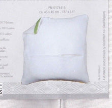 Load image into Gallery viewer, DIY Vervaco 18&quot; Cushion Back w Zipper Finishing Kit for 16&quot; Pillow White Color