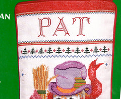 DIY Needle Treasures Snowman Christmas Counted Cross Stitch Stocking Kit 02814