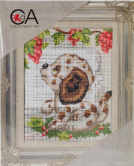 DIY Collection D'Art Dalmatian Puppy Needlepoint Hanging Picture Kit 5