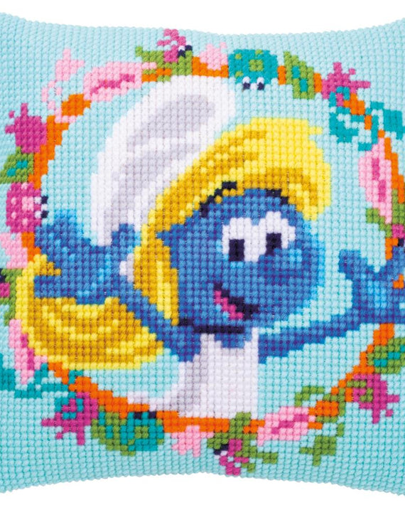 DIY Vervaco Smurfette Smurf Cartoon Cross Stitch Needlepoint 16