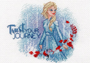 DIY Dimensions Disney Frozen Trust Your Journey Counted Cross Stitch Kit 65198