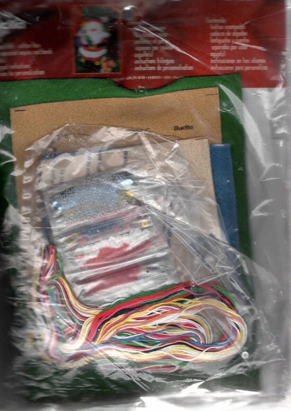 DIY Bucilla Special Delivery Santa Christmas Holiday Felt Stocking Kit 84593