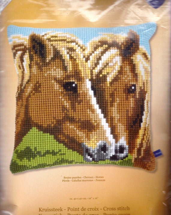 DIY Vervaco Horses Chuncky Cross Stitch Needlepoint 16