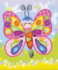 DIY Riolos Colorful Butterfly Kids Embroidery Beaded Beginner Starter Kit 6