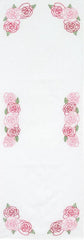 DIY Jack Dempsey Rose Garden Stamped Cross Stitch Table Runner Scarf Kit 560718