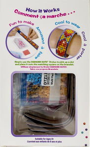 DIY Diamond Dotz Waves Designs Kids Bracelet Facet Art Bead Craft Kit 11012