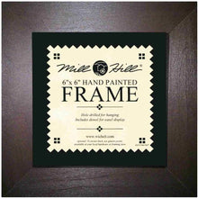 Load image into Gallery viewer, Mill Hill 6 x 6 Hand Painted Wooden Frame Chocolate