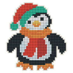 DIY Collection D'Art Penguin Christmas Kids Beginner Diamond Facet Art Magnet Kit