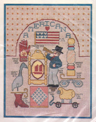 DIY Bucilla Americana Patriotic Counted Cross Stitch Kit