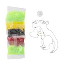 Load image into Gallery viewer, DIY Colorbok Dinosaur Heart Valentines Day Suncatcher Kit Kids Craft