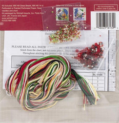 DIY Mill Hill Patsy Pine Mouse Christmas Wreath Bead Cross Stitch Picture Kit