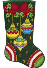 DIY Bucilla Gem Dots Jeweled Ornaments Christmas Craft Facet Stocking Kit 89317E