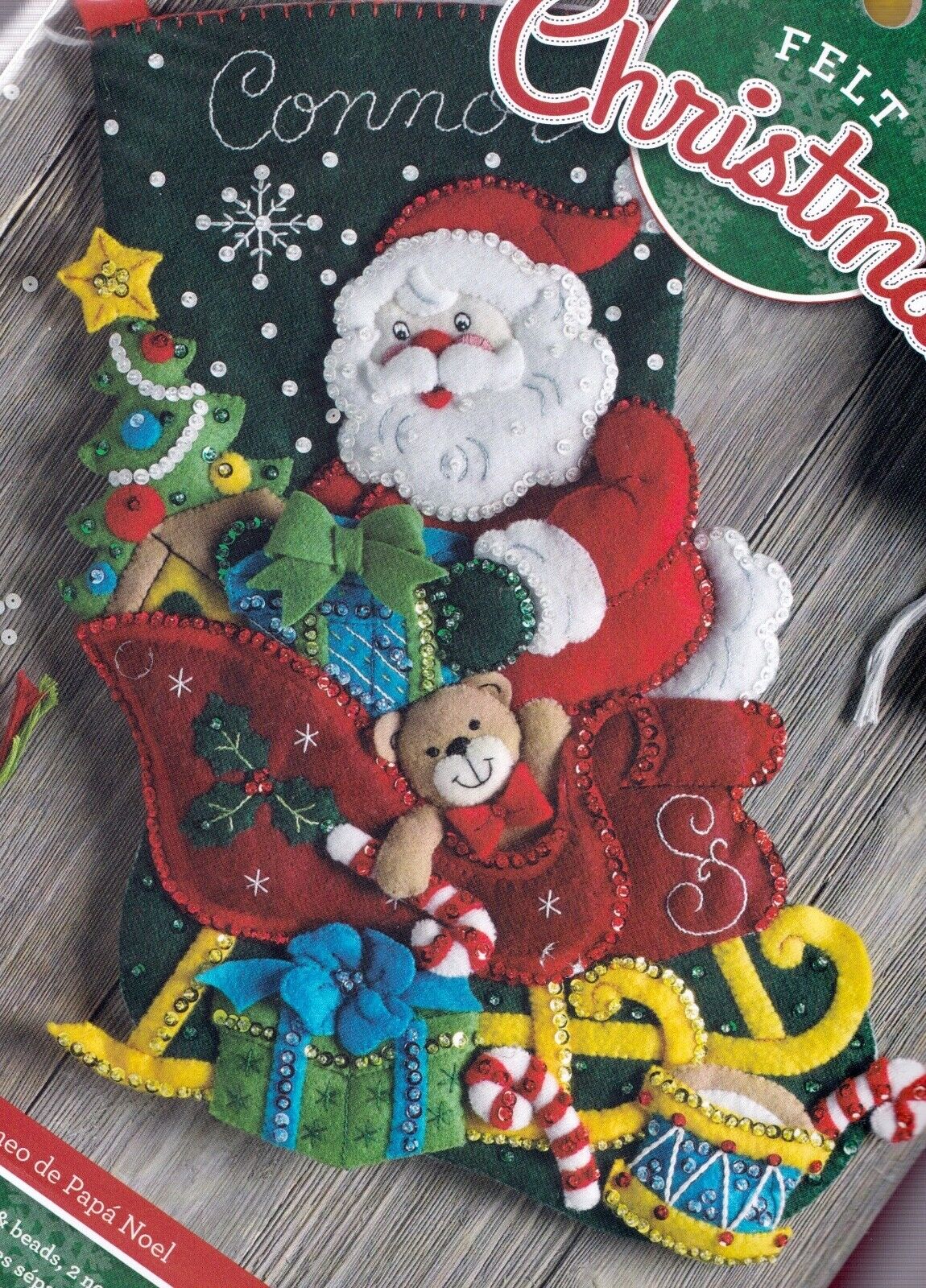 Bucilla Santa's Christmas Carols Stocking Kit